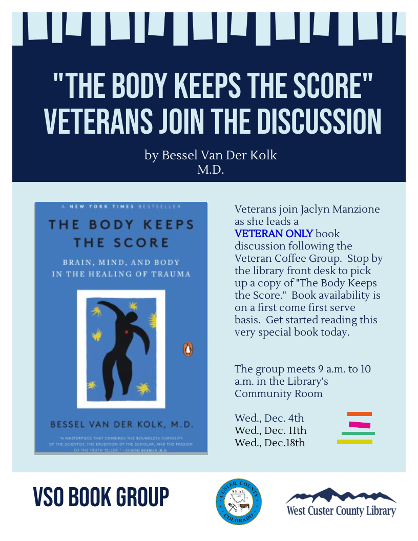 "The Body Keeps the Score" Veteran Only Book Discussion