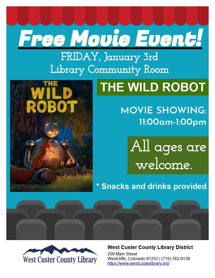 FREE MOVIE EVENT: THE WILD ROBOT