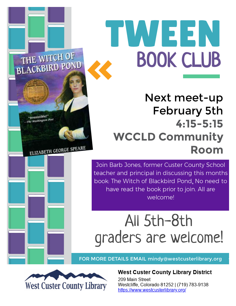 tween book club flyer